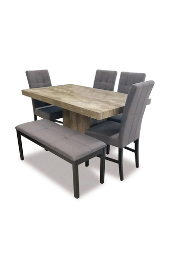 Tiendas EFE Juego de comedor falotih 6 sillas guille oferta
