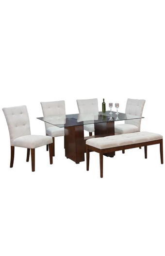 Tiendas EFE Juego de comedor falotih 6 sillas lucio oferta