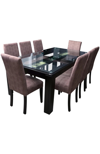 Tiendas EFE Juego de comedor falotih 8 sillas medina oferta