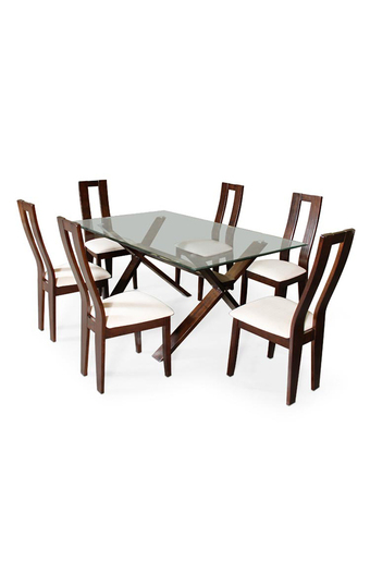 Tiendas EFE Juego de comedor falotih 6 sillas bardales oferta