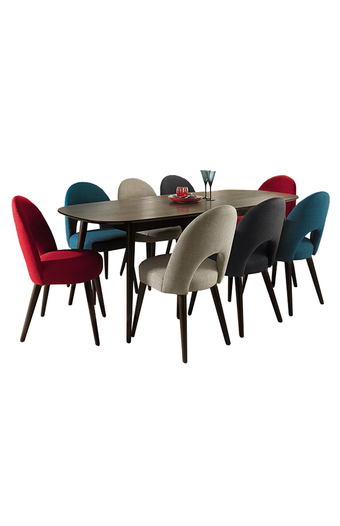 Tiendas EFE Juego de comedor falotih 8 sillas mercury oferta