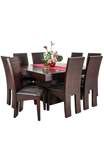 Tiendas EFE Juego de comedor falotih 8 sillas edgard oferta