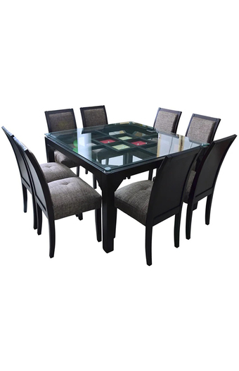 Tiendas EFE Juego de comedor falotih 8 sillas yusho oferta
