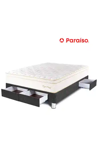 Tiendas EFE Cama paraíso royal prince con cajones 2.0 plz oferta