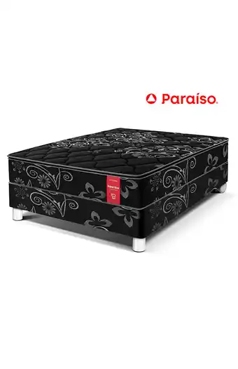 Tiendas EFE Cama paraíso super star 1.5 plz negro oferta
