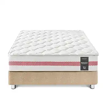 Tiendas EFE Cama paraíso medallón ergo 1.5 plz - champagne oferta