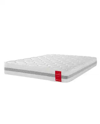 Tiendas EFE Colchón paraíso medallón ergosoft queen + 02 almohadas + 01 protector de colchón oferta