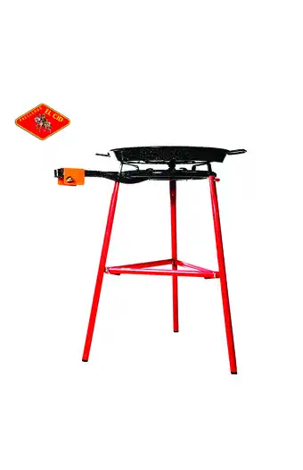 Tiendas EFE Kit paellera esmalte 55 cm m400 patas ref oferta