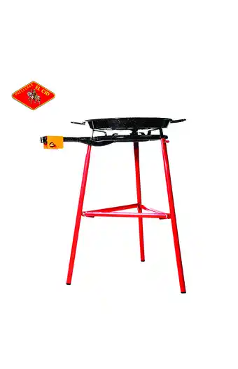 Tiendas EFE Kit paellera esmalte 60 cm m400 patas ref oferta