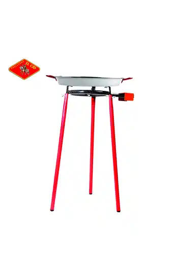 Tiendas EFE Kit paellera esmalte 70 cm m500 patas ref oferta