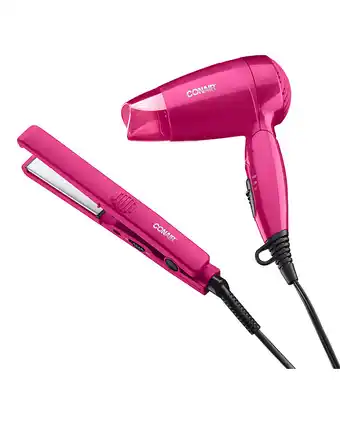 Tiendas EFE Kit de viaje secador + alisador conair 102cs935 oferta
