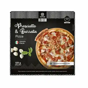 Tottus Pizza prosciutto y burrata oferta