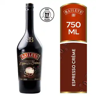 Tottus Licor baileys crema de whisky 750 ml oferta