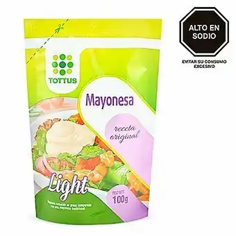Tottus Mayonesa light oferta