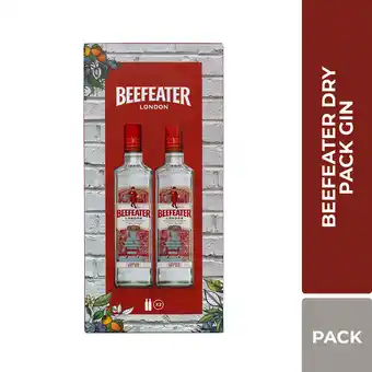 Tottus Gin beefeater dry 2 unds oferta