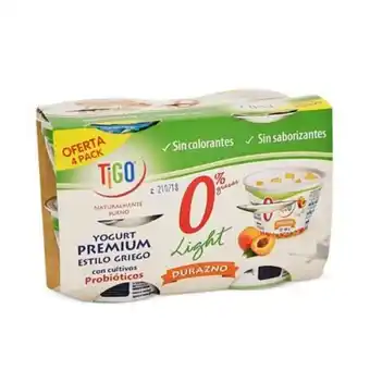 Tottus Four pack tigo durazno light prem oferta