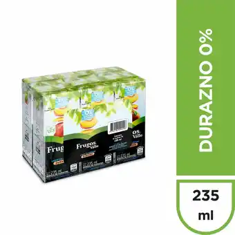 Tottus Pack de frugos sabor durazno light 6 unds oferta