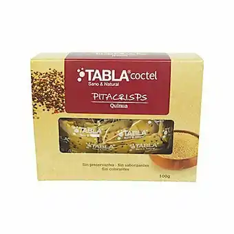 Tottus Pitacrips de coctel de quinua 100 gr oferta