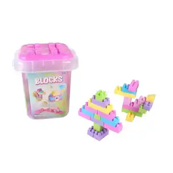 Tottus Balde bloques rosado cuadrado x 98pzas oferta