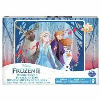 Tottus Rompecabeza de madera frozen oferta