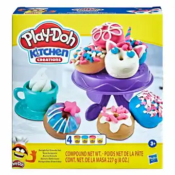 Tottus Kitchen creations donas deliciosas - juego de comidas con 4 colores no tóxicos play-doh oferta