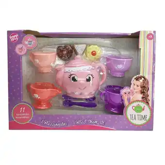 Tottus Set de te con tetera carita oferta