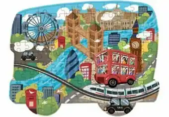 Tottus Rompecabezas london bus 108pcs oferta