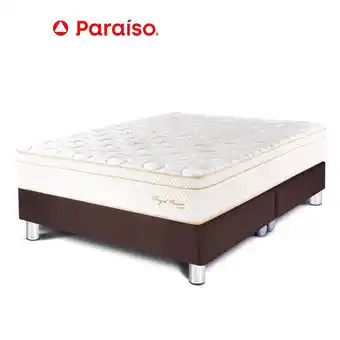 Tottus Cama royal prince queen chocolate oferta