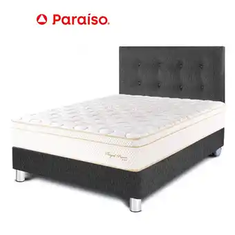 Tottus Dormitorio royal prince 1.5 plazas acero oferta