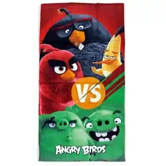 Tottus Toalla de playa angry birds 70 x 140 cm oferta