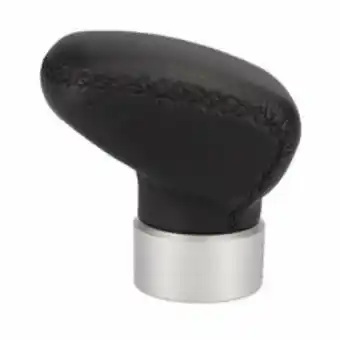 Tottus Pomo auto ecocuero aluminio negro omp oferta