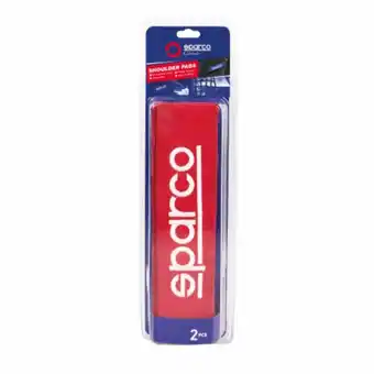 Tottus Cubre cinturon auto sparco rojo oferta