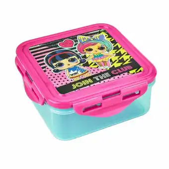 Tottus Taper scool cuadrado 590ml lol neon a oferta
