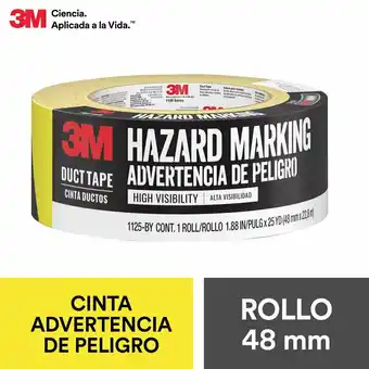 Tottus Duct tape peligro 1.88 in x 18.28 mt oferta
