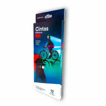 Tottus Cinta reflectiva moto y bici amarilla oferta