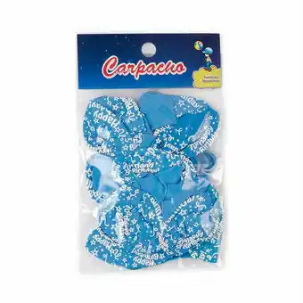 Tottus Globo happy birthday color celest x12 un oferta