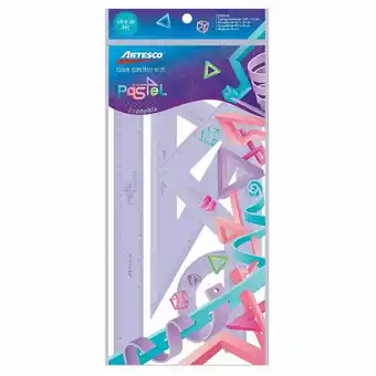 Tottus Estuche geom 30cm pastel irrompible oferta