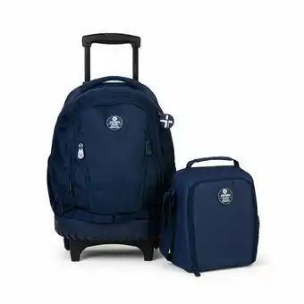 Tottus Mochila con ruedas cross pack 098 set 2 pcs navy blue oferta