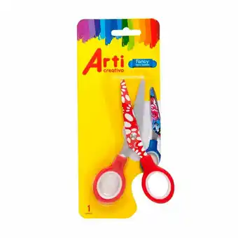 Tottus Ac tijera 5pulg escolar fancy oferta