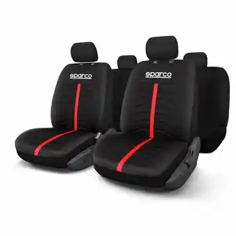 Tottus Set fundas asiento auto negro rojo gris oferta