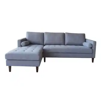 Tottus Sofa seccional gris oferta