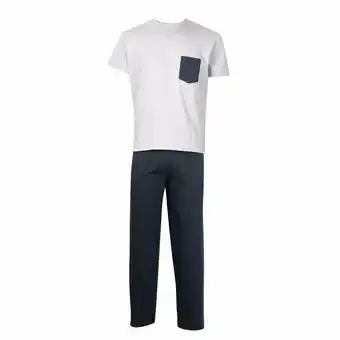 Tottus Pijama hombre pant y polo mc c2 talla m oferta