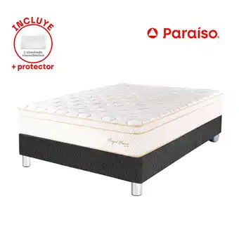Tottus Cama royal prince 1.5 plaza acero oferta