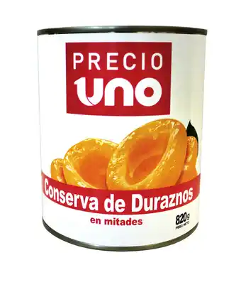 Tottus Duraznos en conserva 820 gr oferta