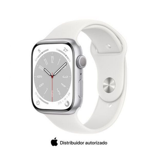 Hiraoka Apple watch series 8 gps 45mm plata oferta