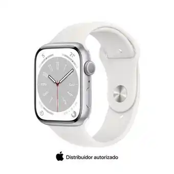 Hiraoka Apple watch series 8 gps 45mm plata oferta