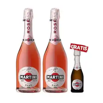Sumon Licores Espumante martini rosé 750ml x2 + martini asti 200ml oferta