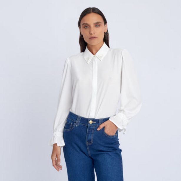 Fina Perú Blusa belinda hueso oferta