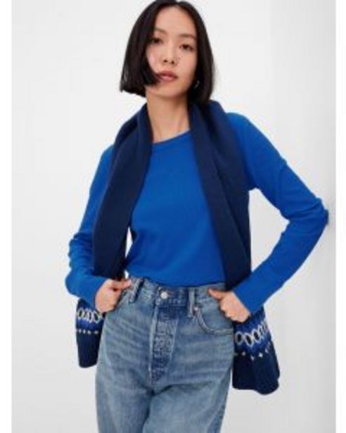 GAP Polo waffle de punto elástico gap mujer oferta