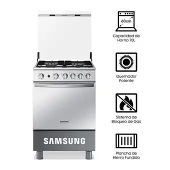 Hiraoka Cocina glp samsung nx24bg57413spe 4 hornillas oferta